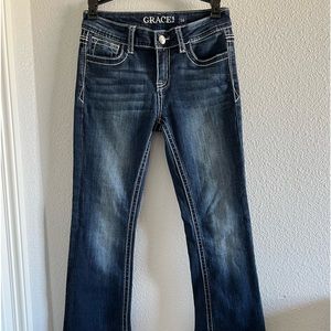 Dark Blue Boot Cut Jean